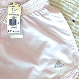 NWT Adidas 3 Inch Running Shorts